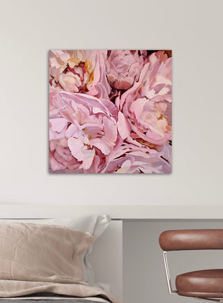 peony oil painting