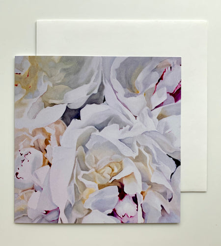 Apsveikuma kartiņas ar peonijām māksliniece Ilze Ērgle-Vanaga