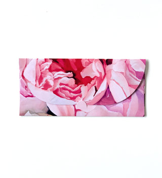 Naudas dāvanu aploksnes ar peonijām - māksliniece Ilze Ērgle-Vanaga