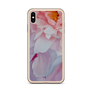 Pink peony iphone cases