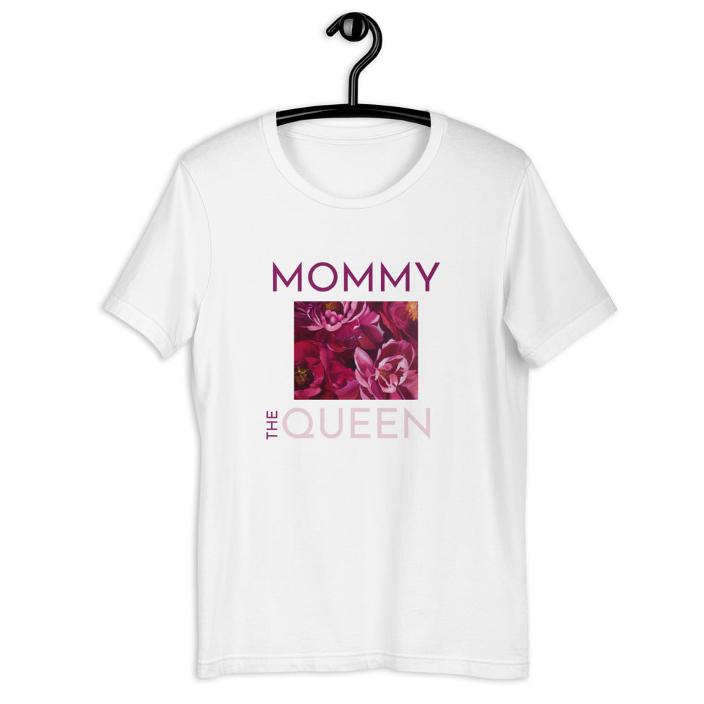 mommy the queen Peony t shirt